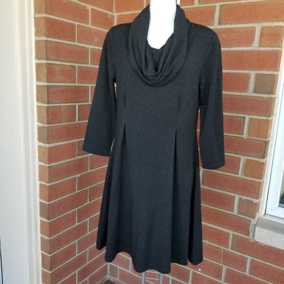 Cupio Black long sleeved dress (L) - Picture 1 of 4